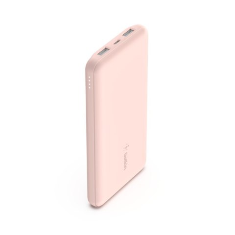 PowerBank 10 000mAh USB A i C 15W różowe złoto PowerBank 10 000mAh USB A i C 15W różowe złoto