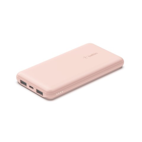 PowerBank 10 000mAh USB A i C 15W różowe złoto PowerBank 10 000mAh USB A i C 15W różowe złoto
