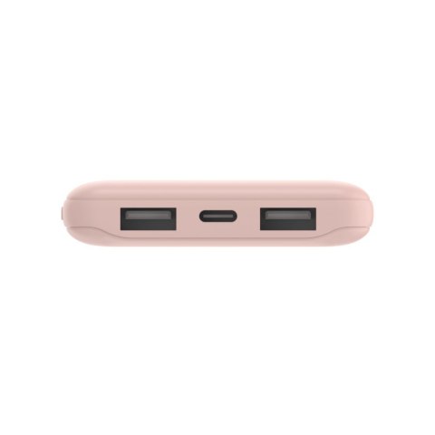 PowerBank 10 000mAh USB A i C 15W różowe złoto PowerBank 10 000mAh USB A i C 15W różowe złoto