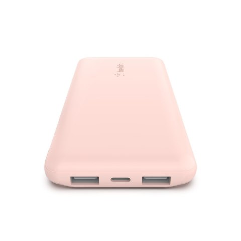 PowerBank 10 000mAh USB A i C 15W różowe złoto PowerBank 10 000mAh USB A i C 15W różowe złoto