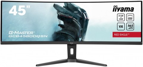 Monitor 45 cali G-Master GCB4580DQSN-B1, VA,DQHD,165HZ,USB-C-DOCK,RJ45,32:9, 1500R,450cd/m2,3000:1,0.8ms,3xUSB,2xHDMI,1xDP,2x3W Monitor 45 cali G-Master GCB4580DQSN-B1, VA,DQHD,165HZ,USB-C-DOCK,RJ45,32:9, 1500R,450cd/m2,3000:1,0.8ms,3xUSB,2xHDMI,1xDP,2x3W