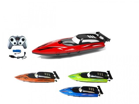 Motorówka R/C 4 z ładowarką USB 4 kolory MIX Motorówka R/C 4 z ładowarką USB 4 kolory MIX