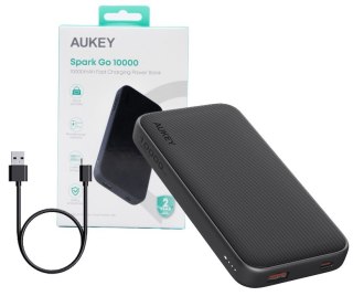 PB-Y46 Power Bank | 10000 mAh | 15W | 2xUSB | LED | kabel USB-C