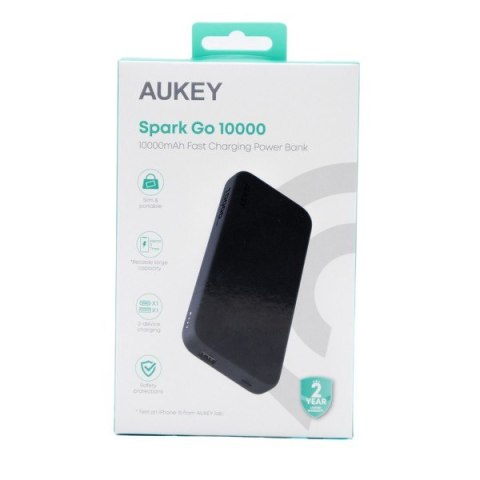 PB-Y46 Power Bank | 10000 mAh | 15W | 2xUSB | LED | kabel USB-C