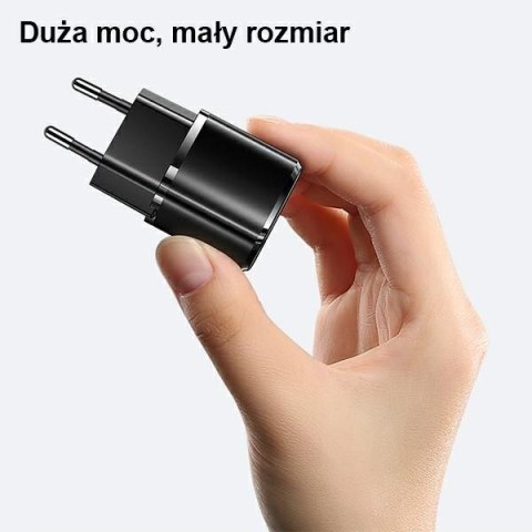 Ładowarka sieciowa 1xUSB-C T36 20W + kabel Lightning PD3.0 Fast Charging Ładowarka sieciowa 1xUSB-C T36 20W + kabel Lightning PD3.0 Fast Charging