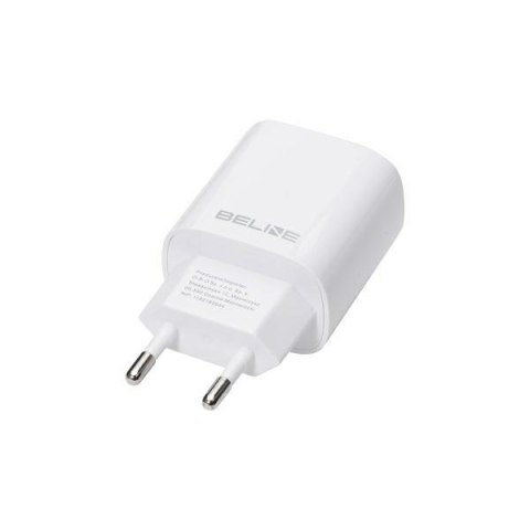 Ładowarka sieciowa 30W GaN USB-C + USB-A, biała Ładowarka sieciowa 30W GaN USB-C + USB-A, biała