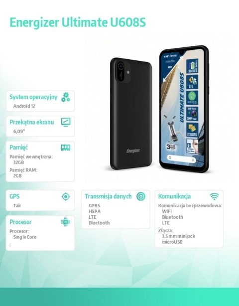 Smartfon Ultimate U608S 2GB RAM 32GB Dual Sim Smartfon Ultimate U608S 2GB RAM 32GB Dual Sim