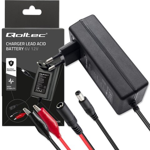 Automatyczna ładowarka do akumulatora AGM GEL STD 6V 12V | 1.5A |Prostownik z sygnalizatorem LED Automatyczna ładowarka do akumulatora AGM GEL STD 6V 12V | 1.5A |Prostownik z sygnalizatorem LED