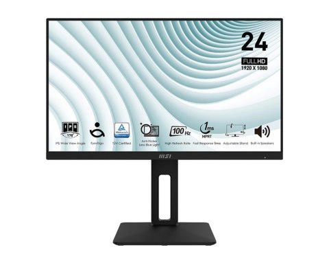 Monitor 23.8 cala PRO MP242AP LED/FHD/Flat/100Hz/czarny