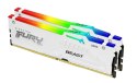 Pamięć DDR5 Fury Beast RGB 32GB(2*16GB)/5600 CL36 biała