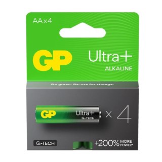 Baterie alkaliczne LR6/AA GP ULTRA+ 4szt. G-TECH