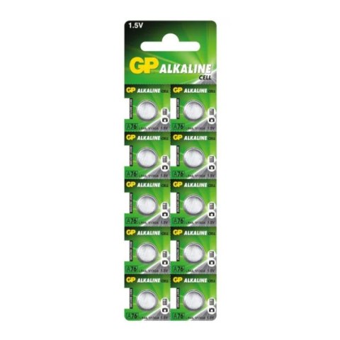 Baterie alkaliczne MINI GP A76/G13/AG13/L1154/LR44/157/V13GA/RW82 blister 10szt. Baterie alkaliczne MINI GP A76/G13/AG13/L1154/LR44/157/V13GA/RW82 blister 10szt.