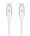 Kabel BoostCharge USB-C/USB-C 240W 1m biały