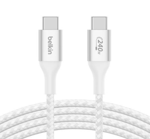 Kabel BoostCharge USB-C/USB-C 240W 1m biały Kabel BoostCharge USB-C/USB-C 240W 1m biały