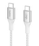 Kabel BoostCharge USB-C/USB-C 240W 1m biały