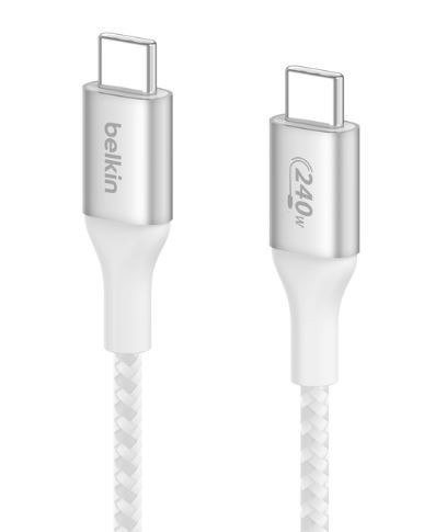 Kabel BoostCharge USB-C/USB-C 240W 1m biały Kabel BoostCharge USB-C/USB-C 240W 1m biały