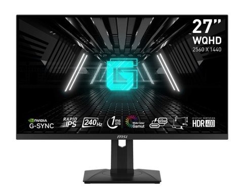 Monitor G274QPX 27 cali/LED/QHD/Flat/240Hz/Czarny Monitor G274QPX 27 cali/LED/QHD/Flat/240Hz/Czarny