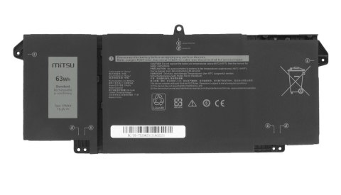 Bateria 7FMXV do Dell Latitude 5320 7320 7420 7520 - 15.2V 4144 mAh (63 Wh) 15.2V Bateria 7FMXV do Dell Latitude 5320 7320 7420 7520 - 15.2V 4144 mAh (63 Wh) 15.2V