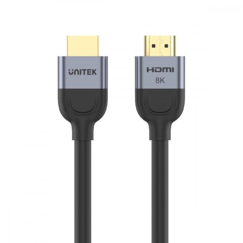 Kabel HDMI 2.1 8K 60Hz 1m; czarny; C11086GY01-1M Kabel HDMI 2.1 8K 60Hz 1m; czarny; C11086GY01-1M