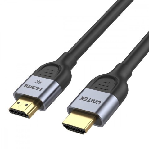 Kabel HDMI 2.1 8K 60Hz 2m; czarny; C11086GY01-2M Kabel HDMI 2.1 8K 60Hz 2m; czarny; C11086GY01-2M