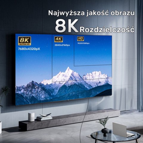 Kabel optyczny HDMI 2.1 AOC 8K 120Hz 3m; C11085GY03-3M