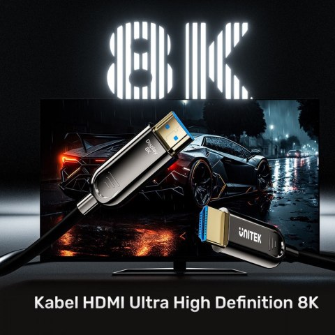 Kabel optyczny HDMI 2.1 AOC 8K 120Hz 3m; C11085GY03-3M