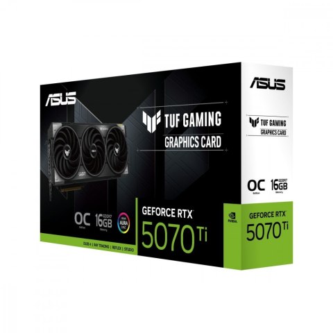 Karta graficzna GeForce RTX 5070 TI TUF GAMING OC 16GB GDDR7 256bit DP/HDMI
