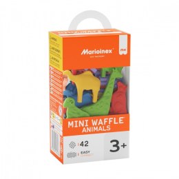 Klocki Waffle Mini - Zwierzęta 42 elementy
