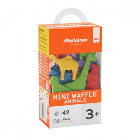 Klocki Waffle Mini - Zwierzęta 42 elementy Klocki Waffle Mini - Zwierzęta 42 elementy