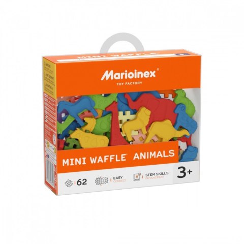 Klocki Waffle Mini - Zwierzęta 62 elementy Klocki Waffle Mini - Zwierzęta 62 elementy