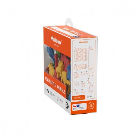 Klocki Waffle Mini - Zwierzęta 62 elementy Klocki Waffle Mini - Zwierzęta 62 elementy