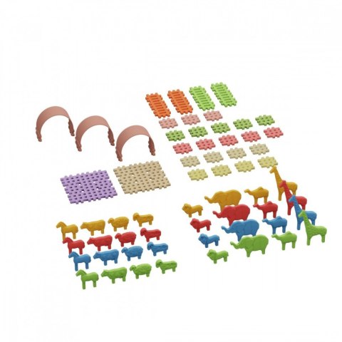 Klocki Waffle Mini - Zwierzęta 62 elementy Klocki Waffle Mini - Zwierzęta 62 elementy