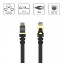 Patchcord CAT.7 SSTP (8P8C) RJ45; 3m; płaski; C1897BK-3M
