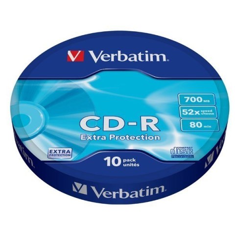 CD-R 52x 700MB 10P SP Extra Protection Wrap 43725 CD-R 52x 700MB 10P SP Extra Protection Wrap 43725