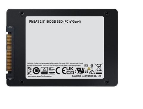 Dysk serwerowy SSD PM9A3 U.2 DCT 3840 GB MZQL23T8HCLS-00W07 NVMe Dysk serwerowy SSD PM9A3 U.2 DCT 3840 GB MZQL23T8HCLS-00W07 NVMe