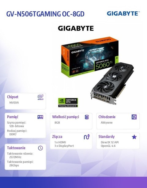 Karta graficzna GV-N506TGAMING OC-8GD