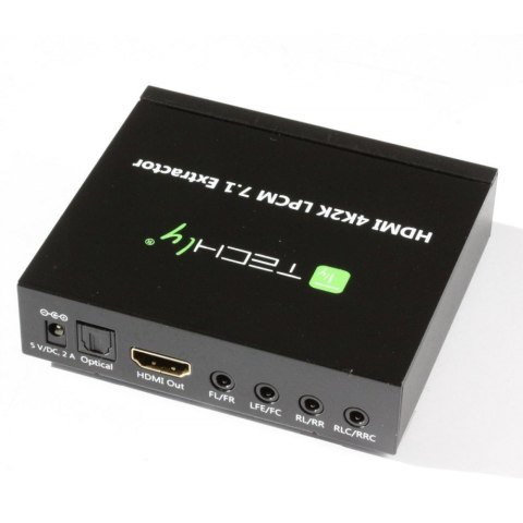 HDMI 4K audio extractor SPDIF Toslink, 4x Jack 3.5mm, LPCM 5.1CH / 7.1CH HDMI 4K audio extractor SPDIF Toslink, 4x Jack 3.5mm, LPCM 5.1CH / 7.1CH