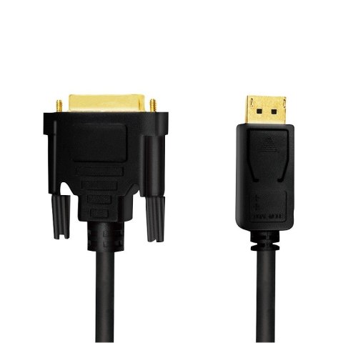 Kabel DisplayPort 1.2 do DVI 3m Czarny Kabel DisplayPort 1.2 do DVI 3m Czarny