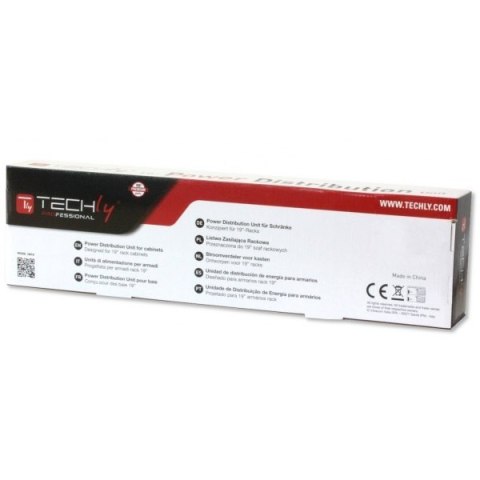 Listwa zasilająca Rack 19 cali do UPS 12 gniazd, 2m czarna, 250V/16A Listwa zasilająca Rack 19 cali do UPS 12 gniazd, 2m czarna, 250V/16A
