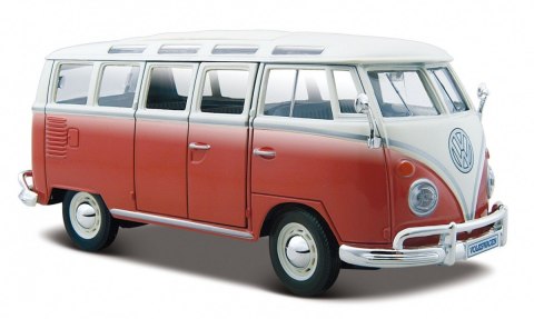 Model metalowy Volkswagen Samba biało-czerwiny Model metalowy Volkswagen Samba biało-czerwiny