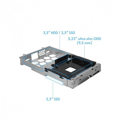 Obudowa BE-10B-300 300W mATX czarna Obudowa BE-10B-300 300W mATX czarna