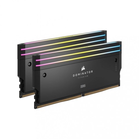 Pamięć DDR5 Dominator Titanium RGB 64GB/6600(2*32GB) CL32 Intel XMP Pamięć DDR5 Dominator Titanium RGB 64GB/6600(2*32GB) CL32 Intel XMP