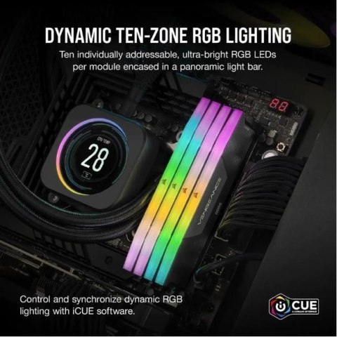 Pamięć DDR5 VENGEANCE RGB 64GB/6000 (2x32GB) CL30 AMD EXPO