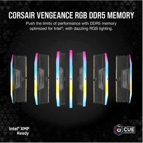 Pamięć DDR5 VENGEANCE RGB 64GB/6000 (2x32GB) CL30 AMD EXPO