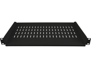 Półka stała 19 cali 1U głębokość 250mm Czarna