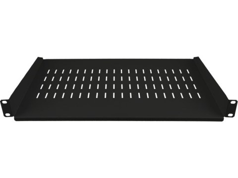 Półka stała 19 cali 1U głębokość 250mm Czarna Półka stała 19 cali 1U głębokość 250mm Czarna
