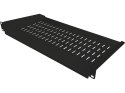 Półka stała 19 cali 1U głębokość 250mm Czarna