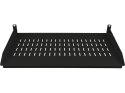 Półka stała 19 cali 1U głębokość 250mm Czarna