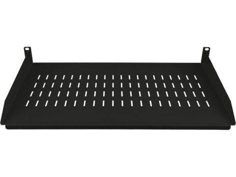 Półka stała 19 cali 1U głębokość 250mm Czarna Półka stała 19 cali 1U głębokość 250mm Czarna
