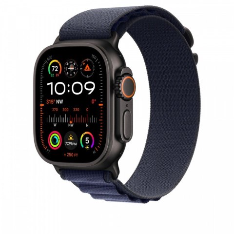 Opaska Alpine w kolorze granatu do koperty 49 mm - rozmiar L - elementy z tytanu w kolorze czarnym Opaska Alpine w kolorze granatu do koperty 49 mm - rozmiar L - elementy z tytanu w kolorze czarnym